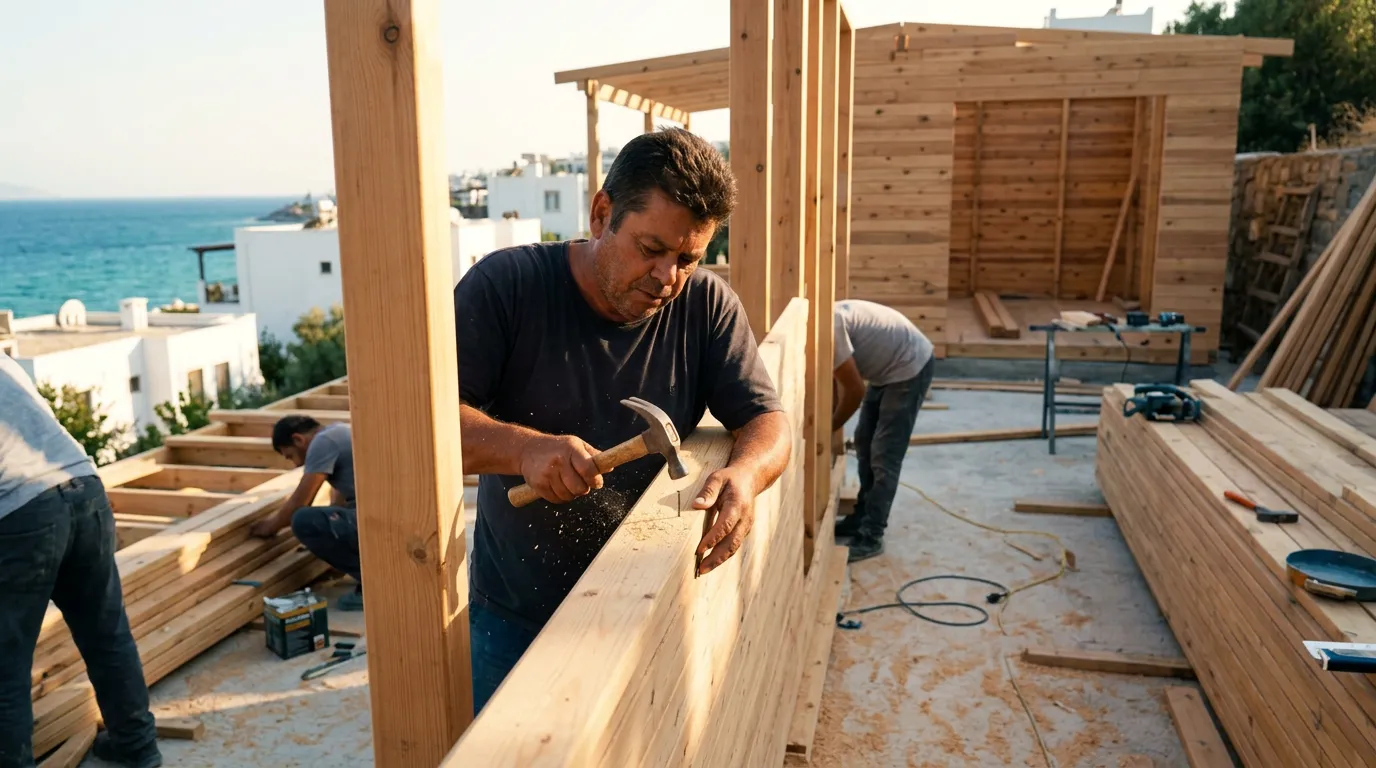 Bodrum Ahşap Ev & Bungalov Yapımı tadilat görseli - Nihat Kızıl AĞA Showroom - Görsel 4