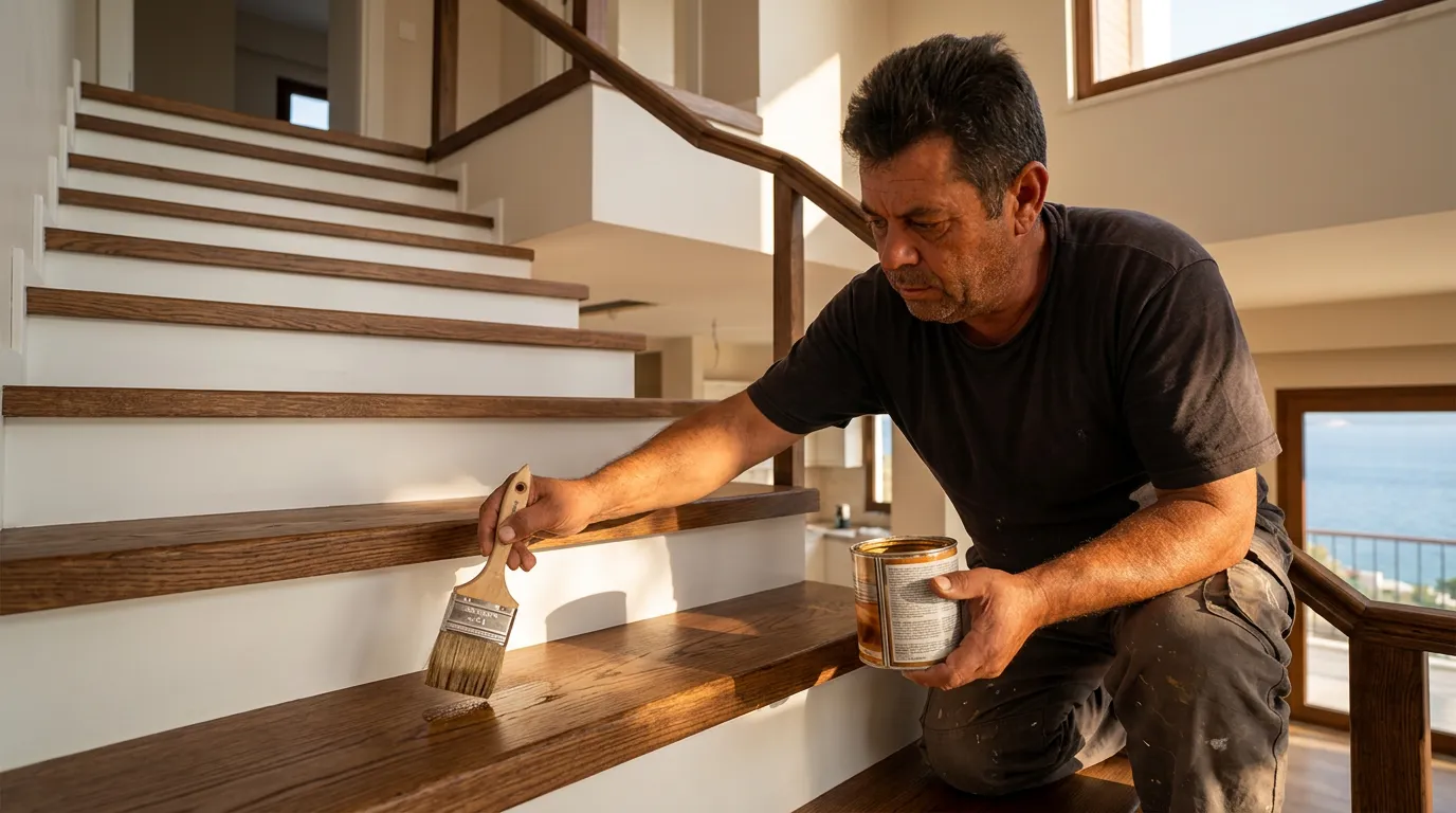 Bodrum Ev İçi Ahşap Merdiven tadilat görseli - Nihat Kızıl AĞA Showroom - Görsel 4