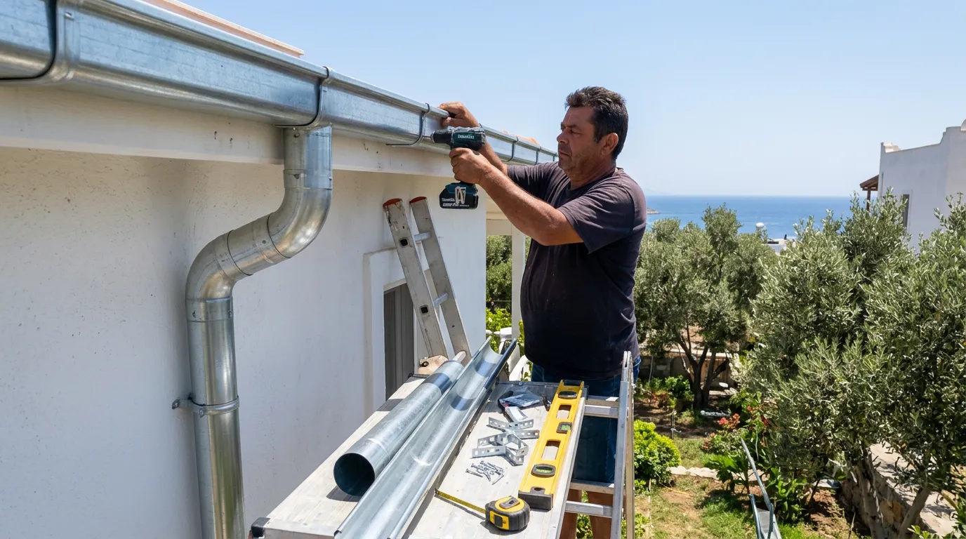 Bodrum Çatı Tamiri ve Yenileme tadilat görseli - Nihat Kızıl AĞA Showroom - Görsel 4