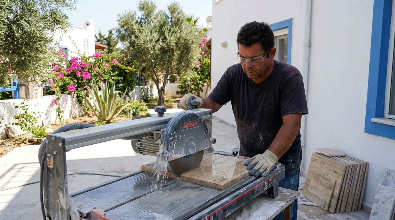 Bodrum Mermer İşleri tadilat görseli - Nihat Kızıl AĞA Showroom - Görsel 4