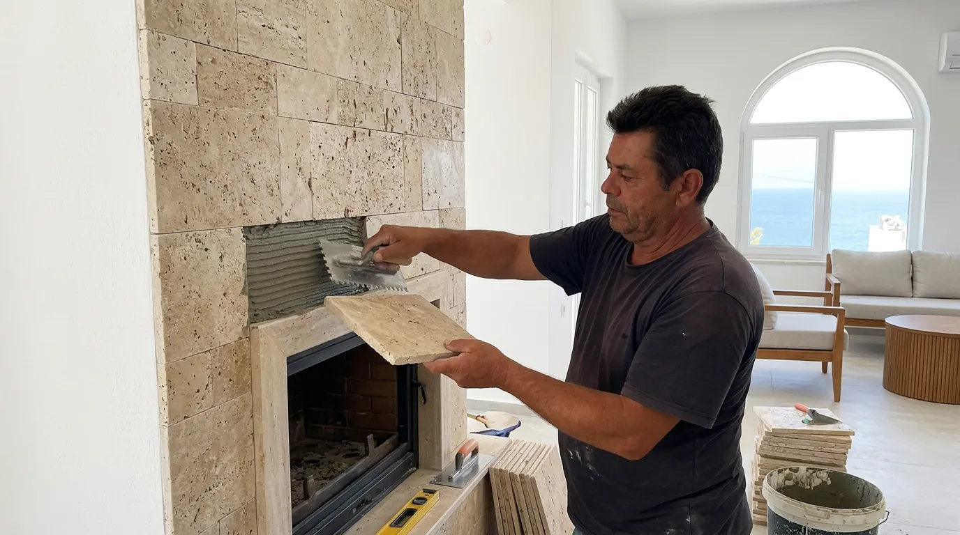 Bodrum Taş Duvar Örme tadilat görseli - Nihat Kızıl AĞA Showroom - Görsel 3